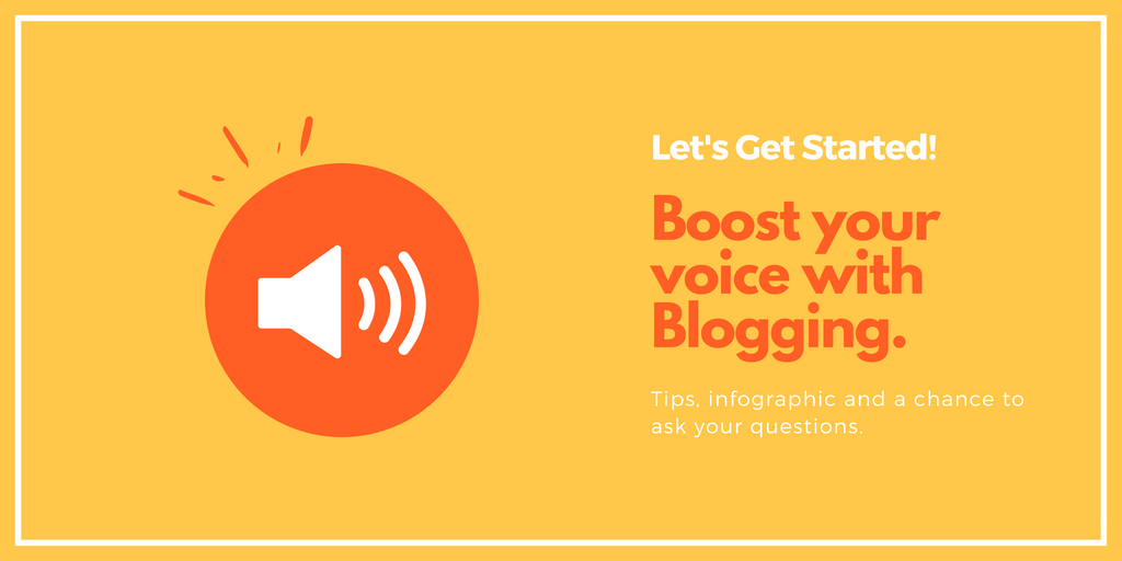 boost your voice with blogging