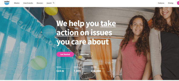 Chuffed online fundraising platform