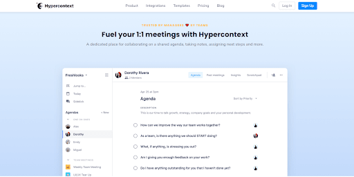 team collaboration tool hypercontext