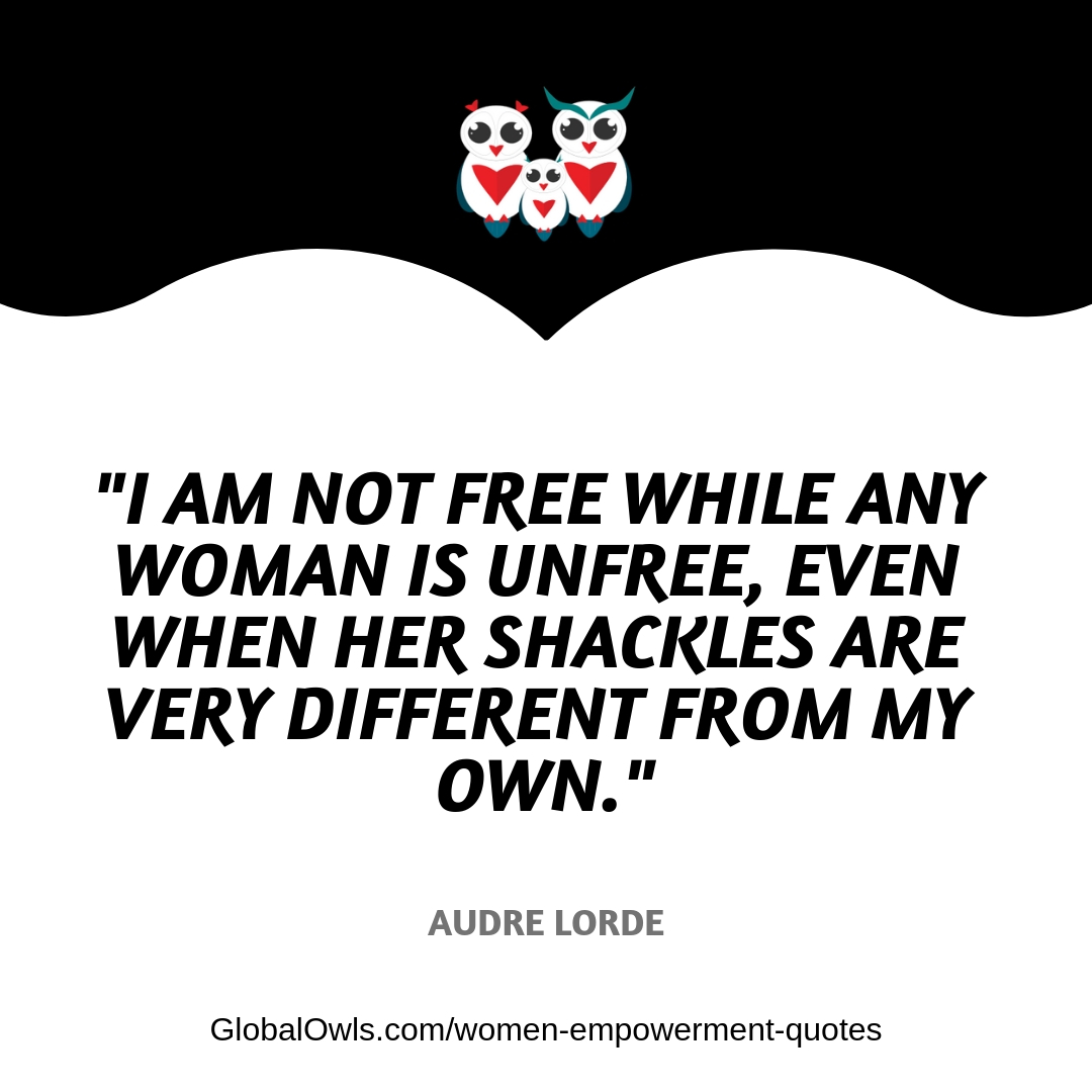 women empowerment quotes Audre Lorde