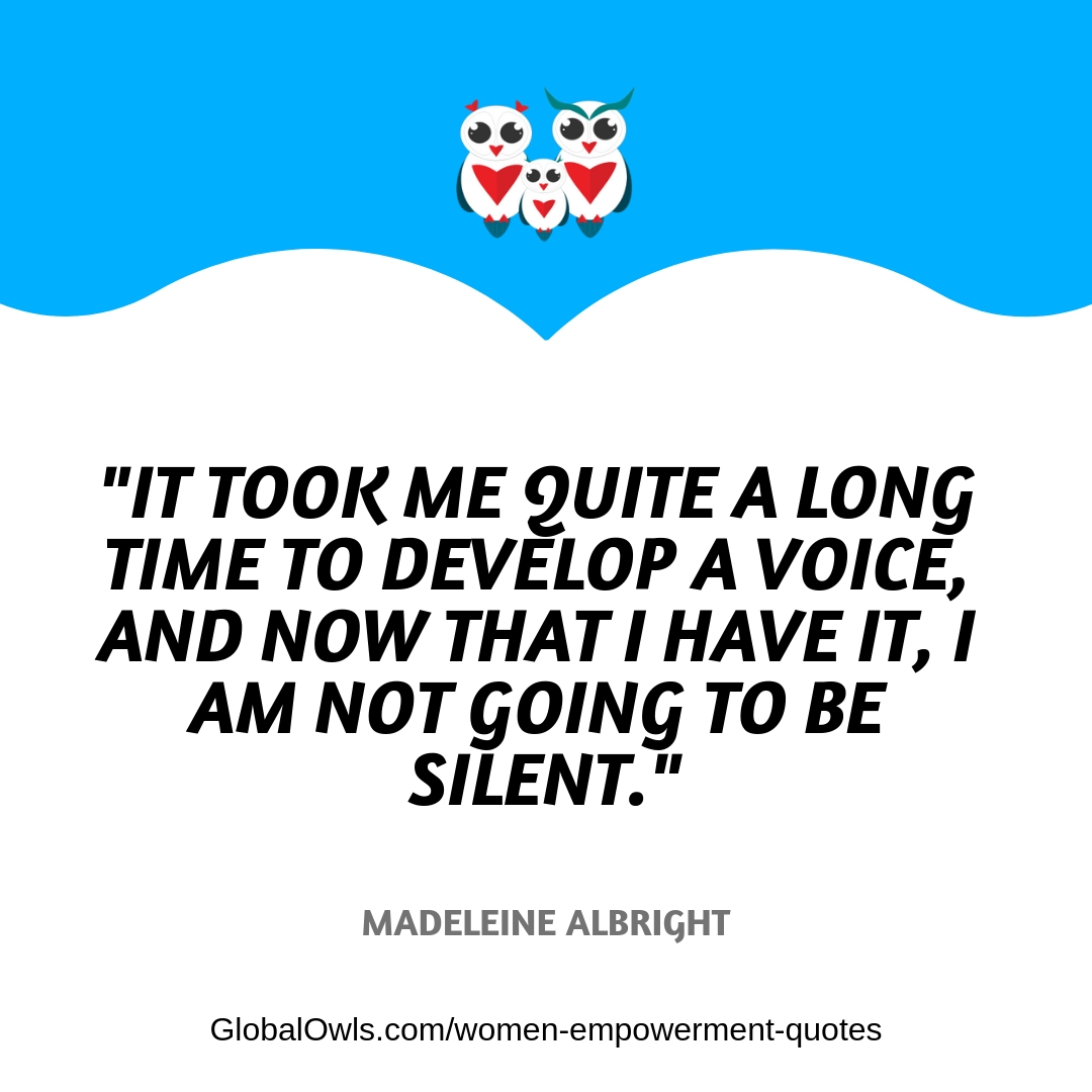 women empowerment quotes Madeleine Albright
