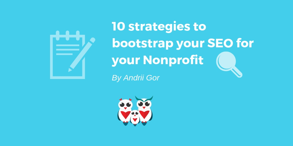 10 strategies to bootstrap your SEO for your Nonprofit