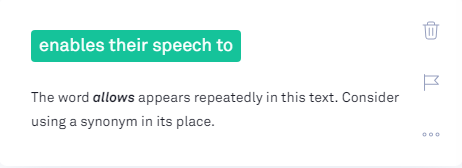 find overused words in grammarly 