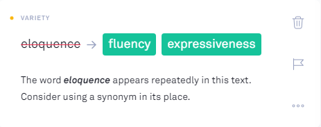 find repetitive words in grammarly