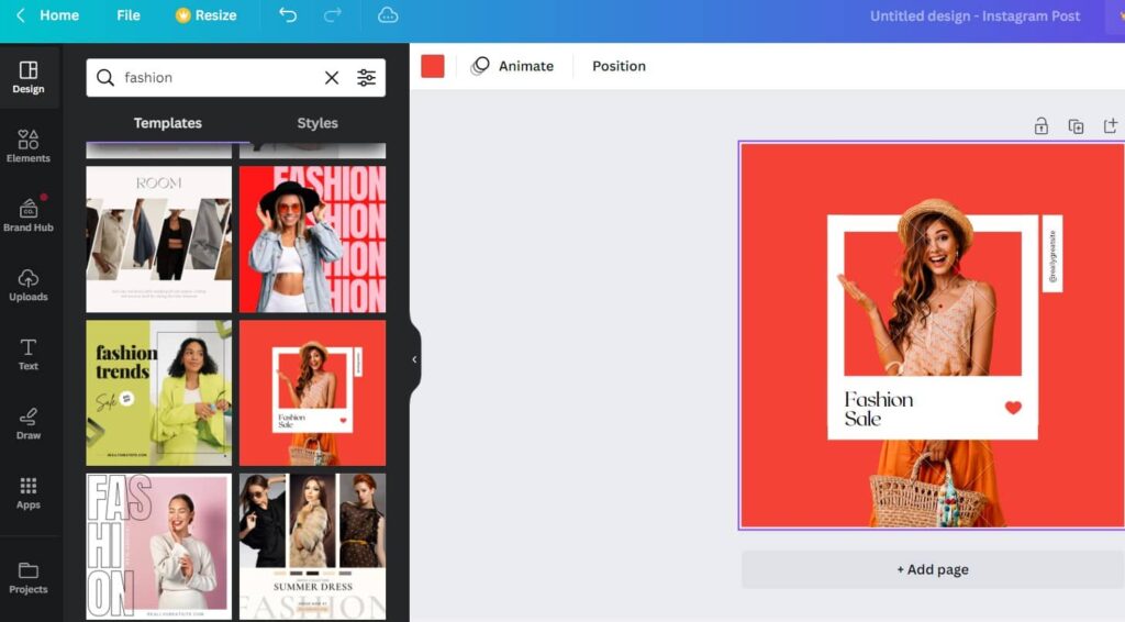 Top Instagram Marketing Tactics for Fashion Brands - Canva Fashion Instagram Design Templates