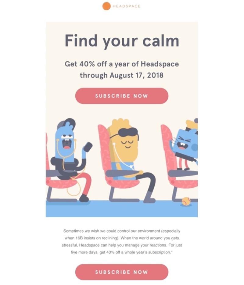 headspace animation email design