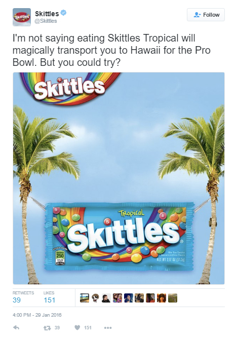 skittles funny caption