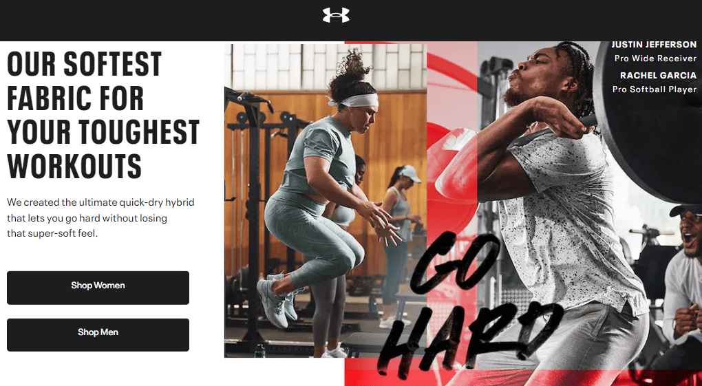 Under Armour Brand Value Proposition Example