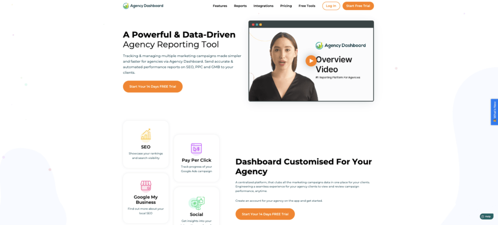 SEO tools nonprofit - Agency Dashboard