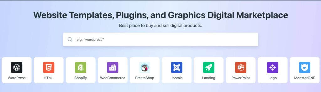 Sell Themes on Digital Marketplaces
