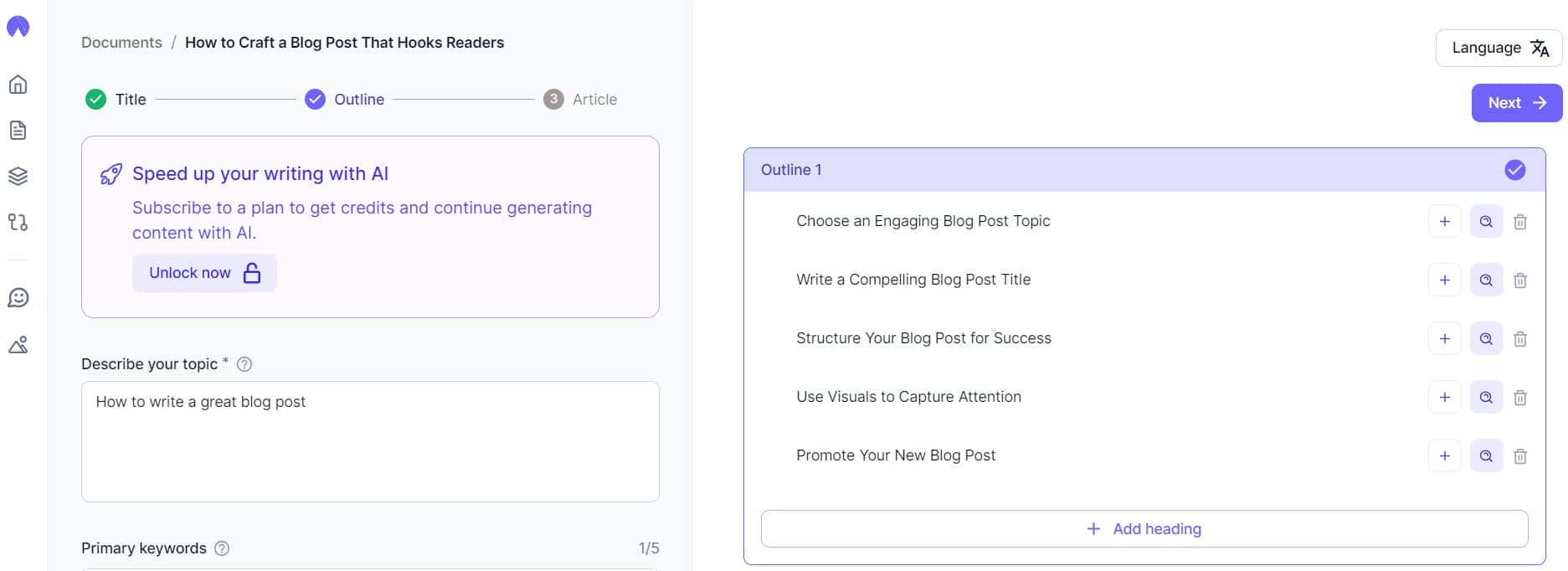 Best AI Blog Outline Generators For 2024 [Start For Free]