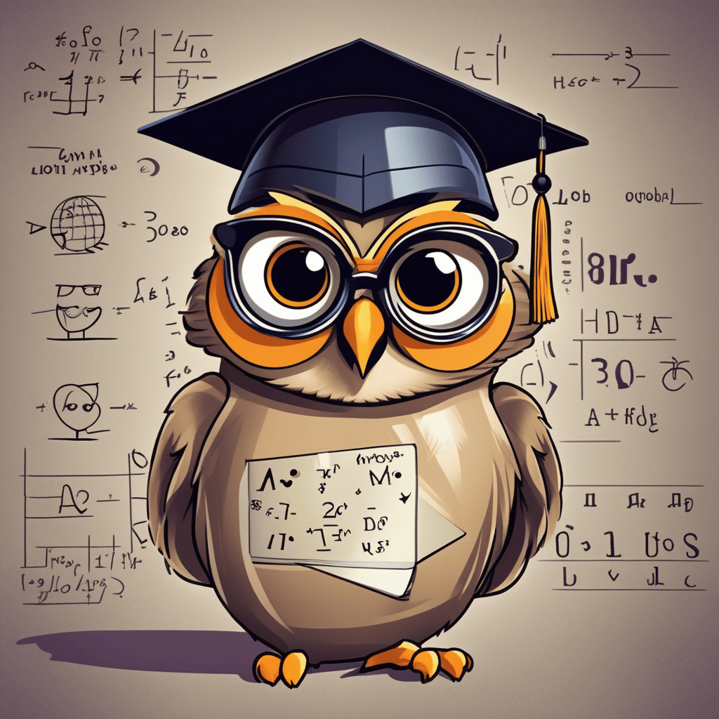 Owl AI Art Owl Professor