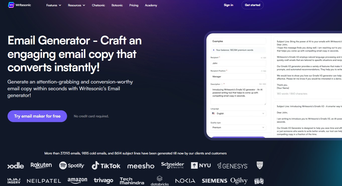 Best AIPowered Email Copy Generators for 2024 [Start For Free]