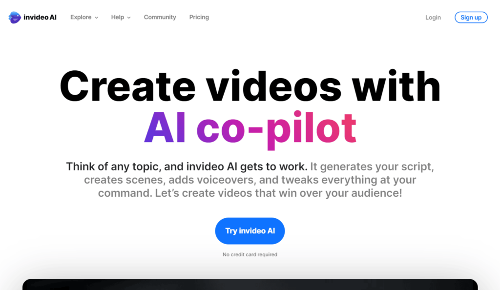 InVideo AI Text To Video Generator