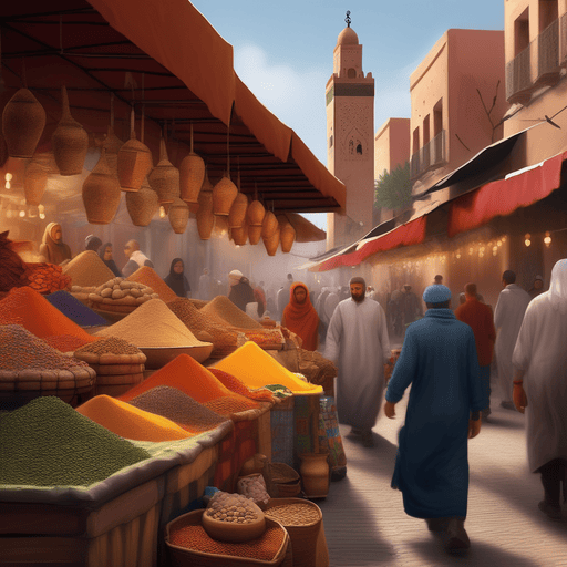 Travel Photography - AI Travel Images example morocco