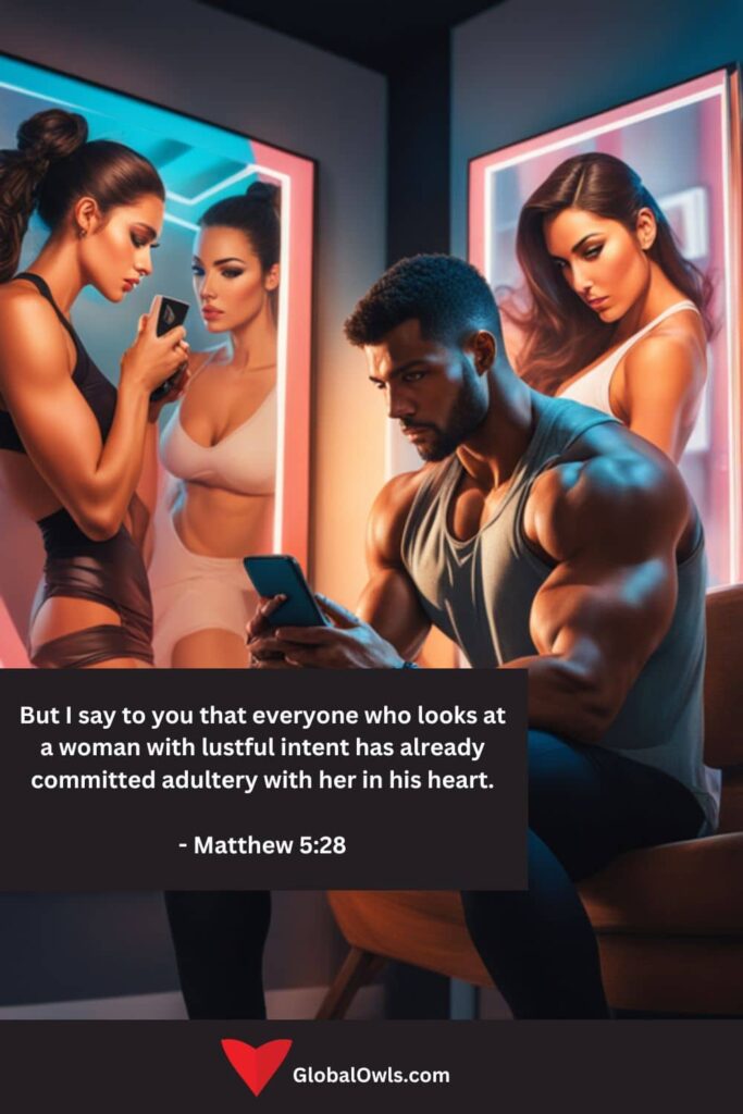 Lust Quotes But I say to you that everyone who looks at a woman with lustful intent has already committed adultery with her in his heart. - Matthew 528