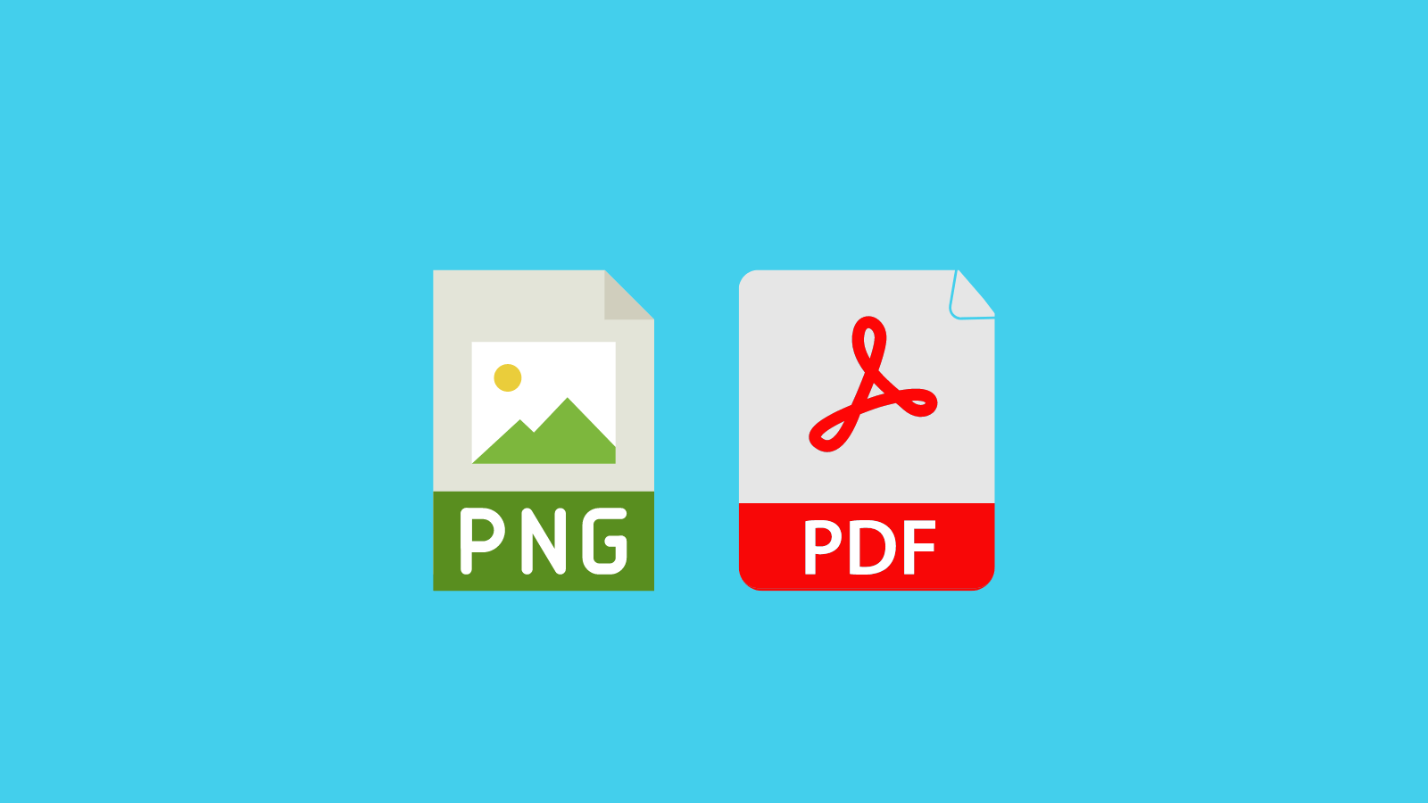 Concept of PNG and PDF along their conversion