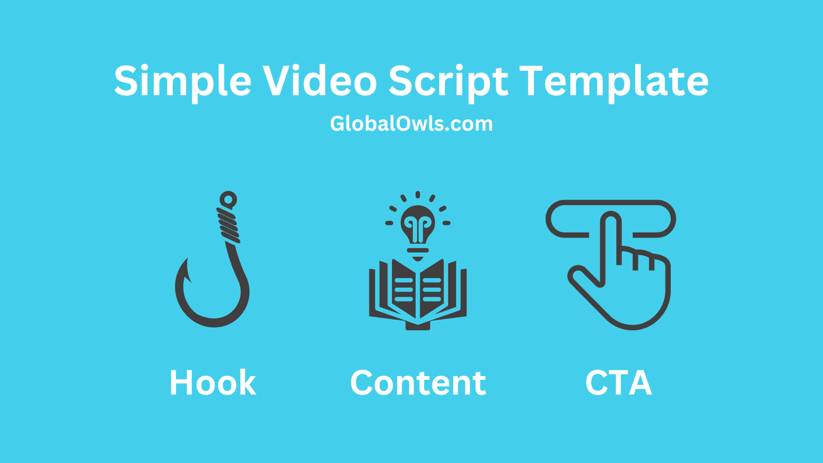 Modèle de script vidéo simple