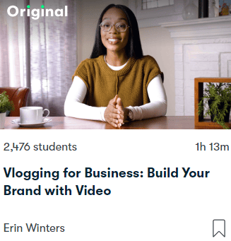Vlogging for Business Build Your Brand with Video video marketing course