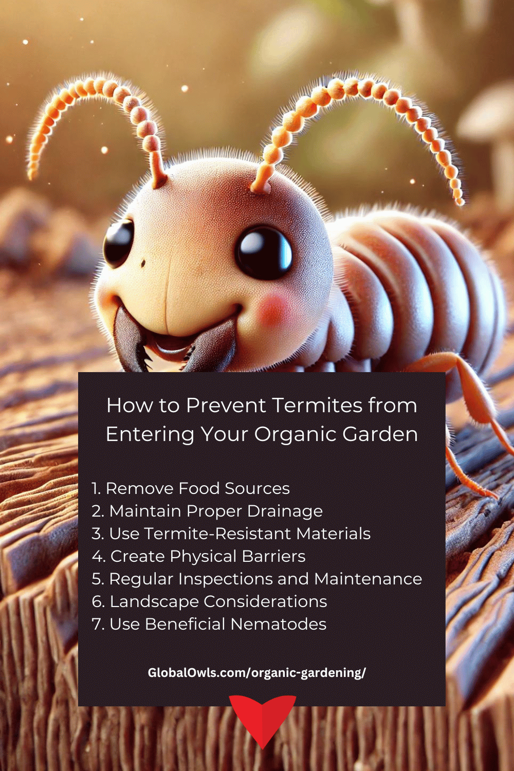 How to Prevent Termites from Entering your Organic Garden