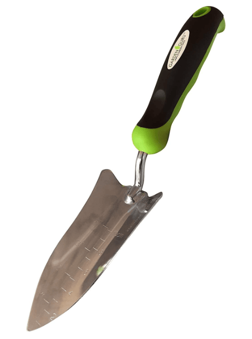 Garden Guru Transplanter Trowel Shovel – Stainless Steel – Rust Resistant – Ergonomic Grip – Perfect Hand Shovel Tool for Gardening Weeding Transplanting and Digging in Garden Beds