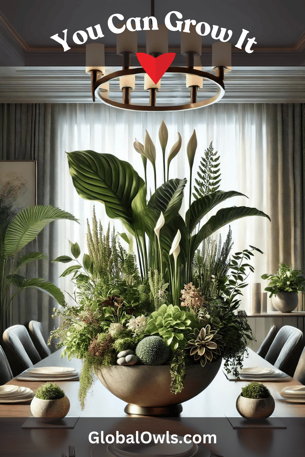 Indoor Container Gardening Ideas - Create a Table Centerpiece