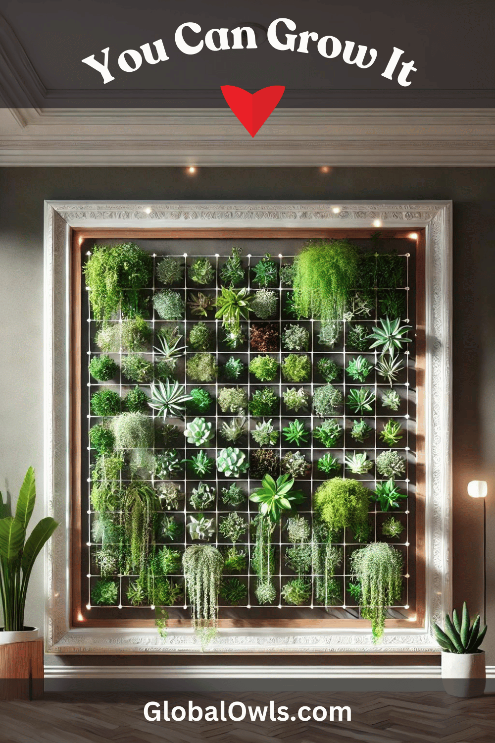 Indoor Container Gardening Ideas - Plant Frames