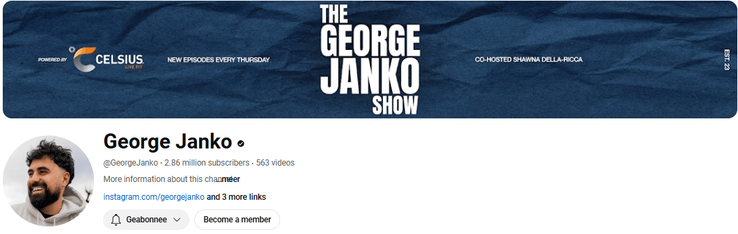 George Janko - Top Chirstian YouTube Channels