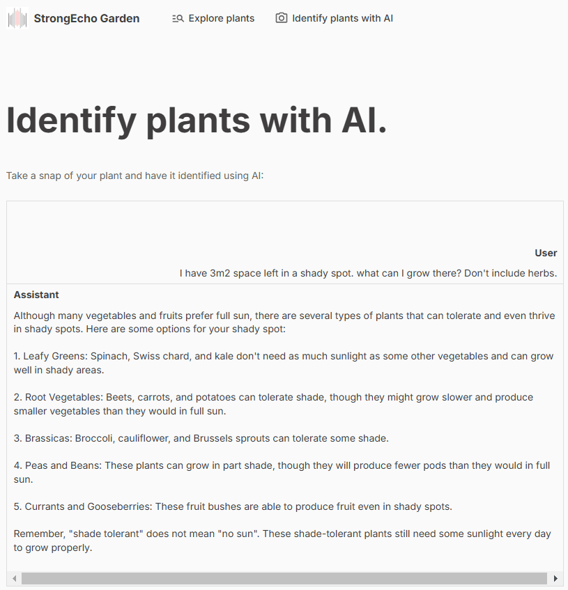 Gardening in Limited Space - AI Gardening Buddy Example